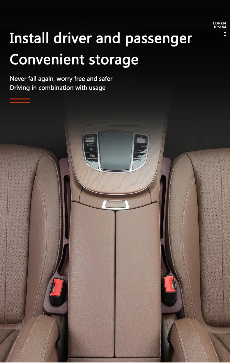 2pcs Car Seat Gap Filler