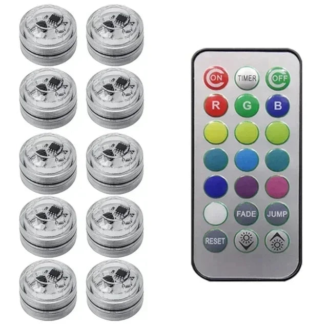 Wireless Adhesive LED Car Interior Ambient Lights