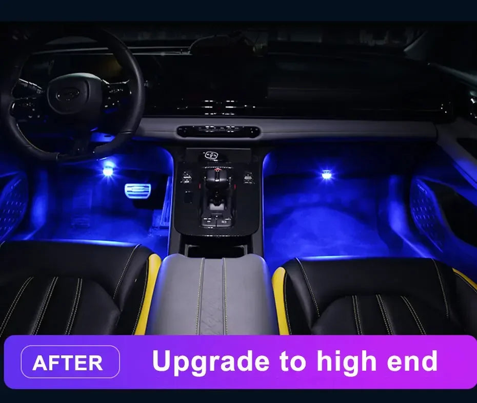 Wireless Adhesive LED Car Interior Ambient Lights