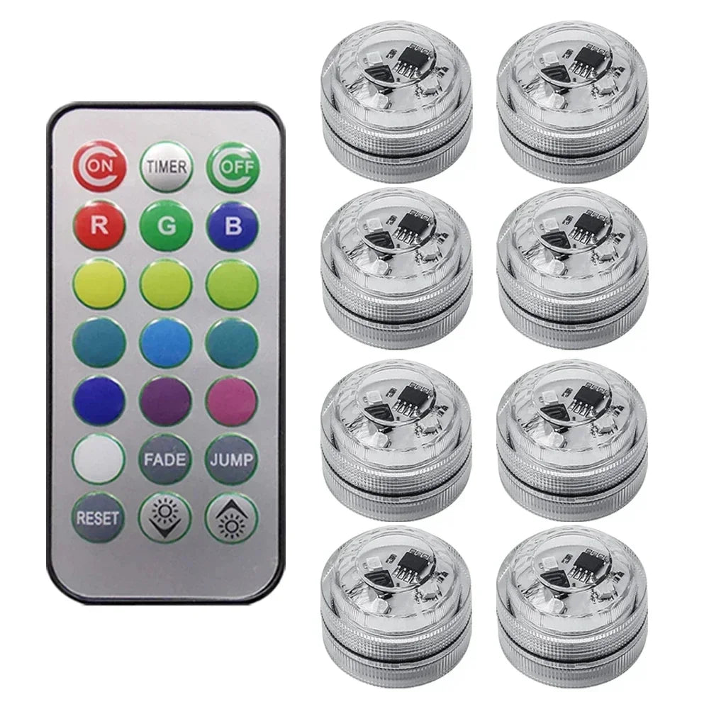 Wireless Adhesive LED Car Interior Ambient Lights