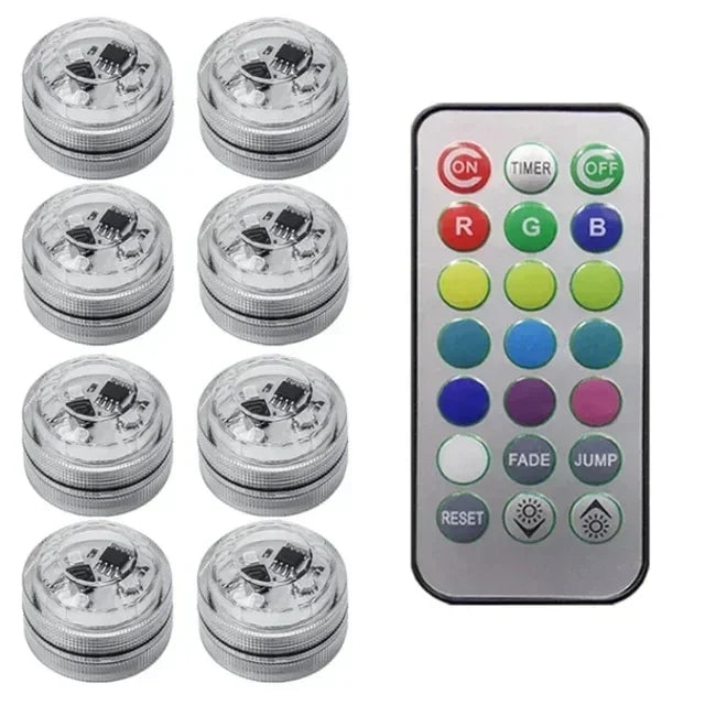 Wireless Adhesive LED Car Interior Ambient Lights