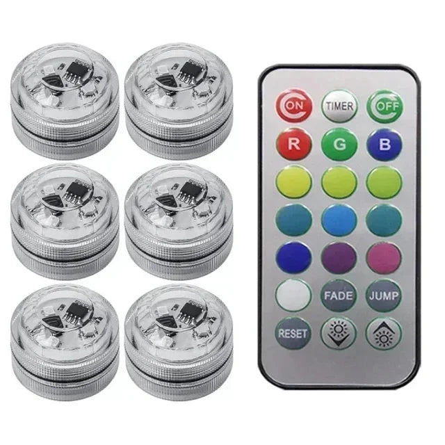 Wireless Adhesive LED Car Interior Ambient Lights