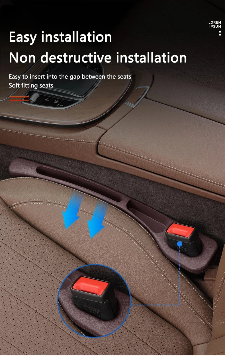2pcs Car Seat Gap Filler